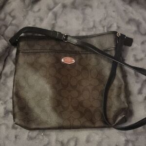 Coach Brown Crossbody Bag with Sleek Design and Durable Material